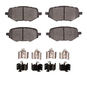 Acura ADX Brake Pads - Rear - R1 Concepts - Ceramic - `17-`25